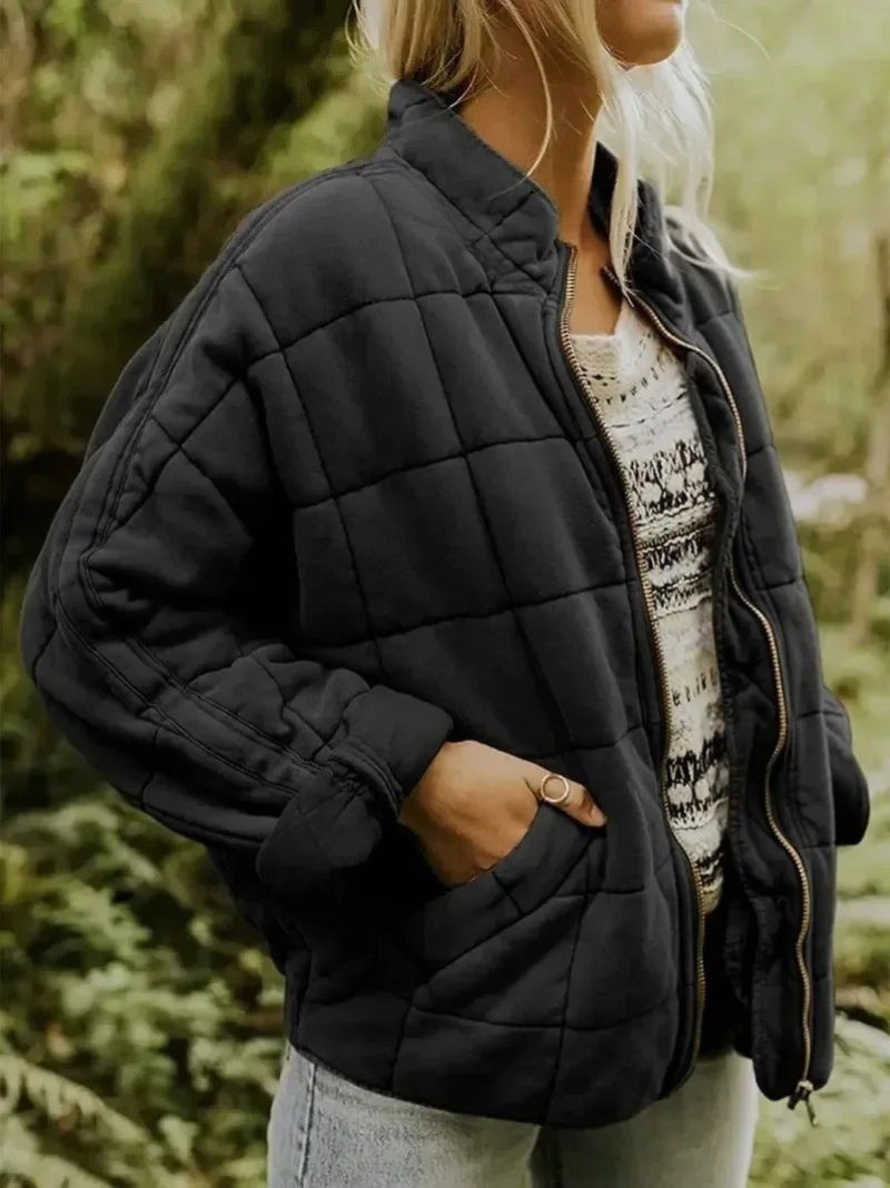 Silke København | Foret frakke med elegant oversized pasform