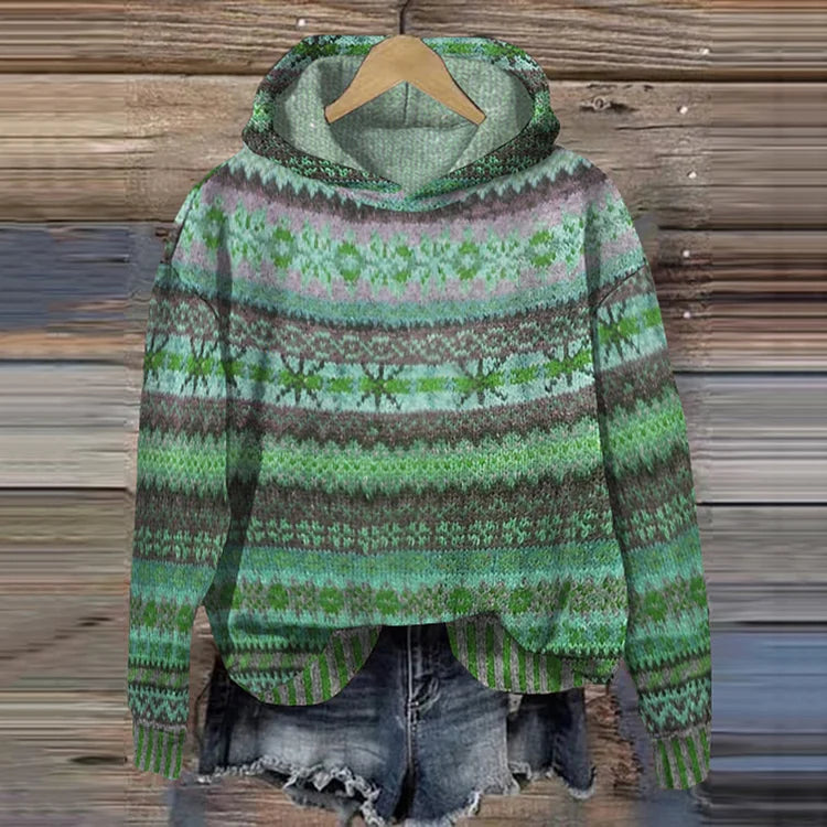 Silke København™ | Tidløs Mønster Hoodie