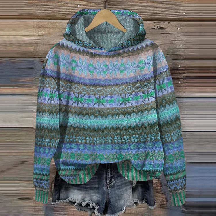 Silke København™ | Tidløs Mønster Hoodie