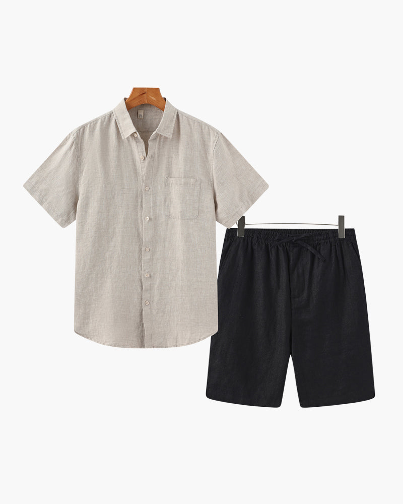 Silke Københaven | Old Money Linned Kombo (Shorts)