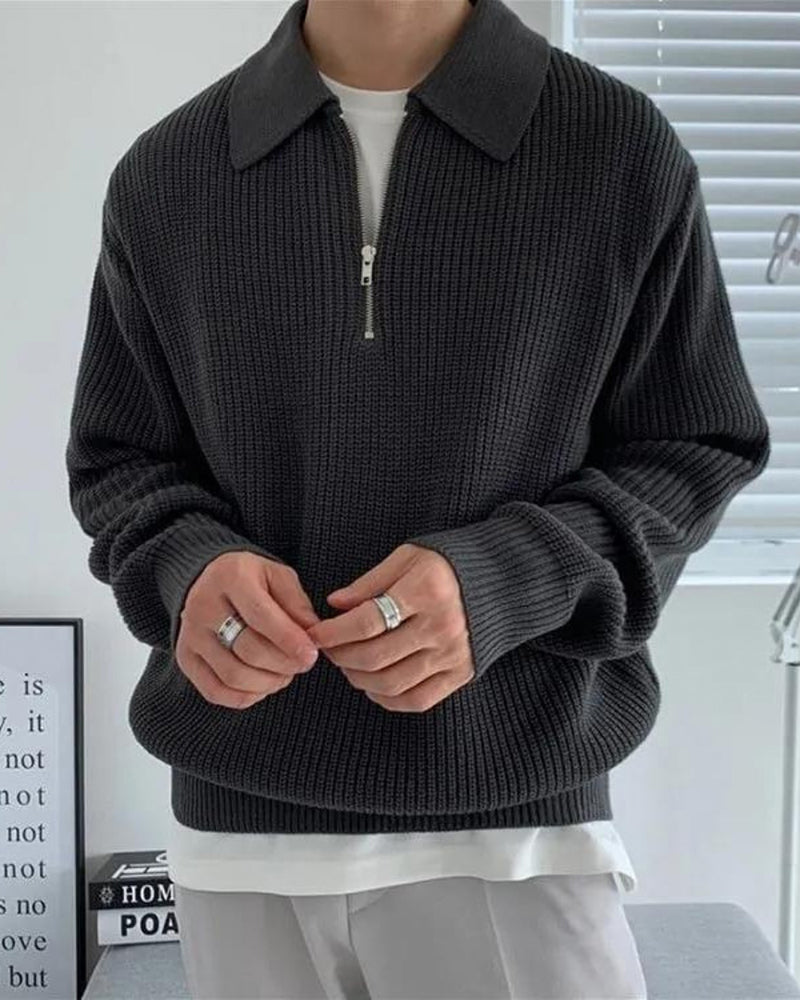 Silke Københaven | Cesare Halv Lynlås Sweater