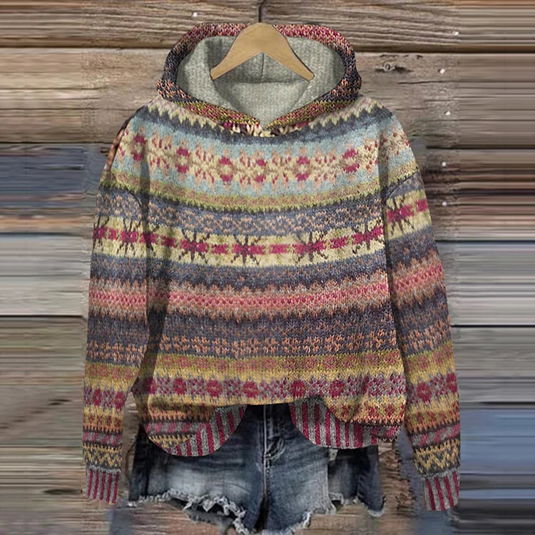 Silke København™ | Tidløs Mønster Hoodie