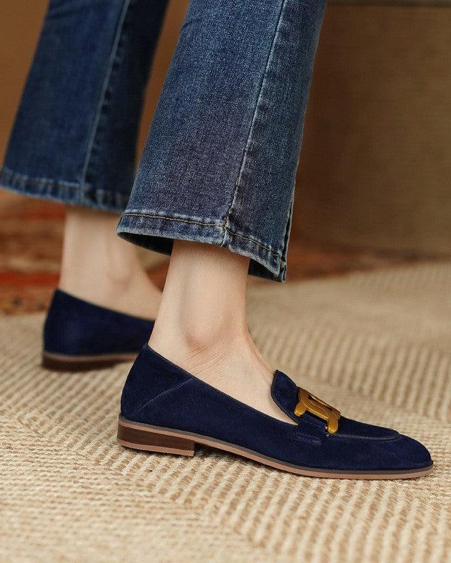 Silke København | Duchess loafers i ruskind